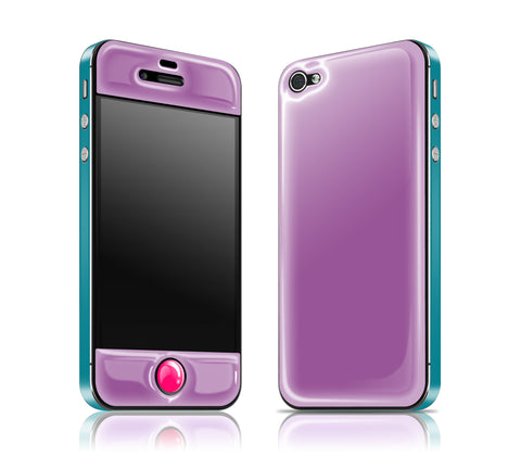 Grape / Teal / Neon Pink<br> Glow Gel skin - iPhone 4 / 4s