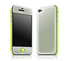 Steel Ash / Neon Yellow <br> Glow Gel skin - iPhone 4 / 4s