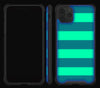 Nautical Striped <br>iPhone 11 Pro MAX - Glow Gel case