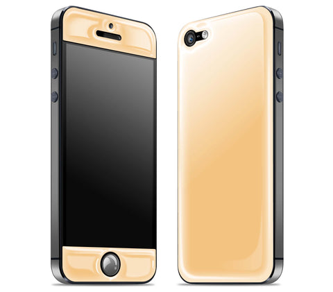 Peach / Charcoal <br>iPhone 5 - Glow Gel Combo