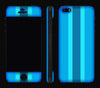 Blue Striped / Neon Pink <br>iPhone 5s - Glow Gel Combo