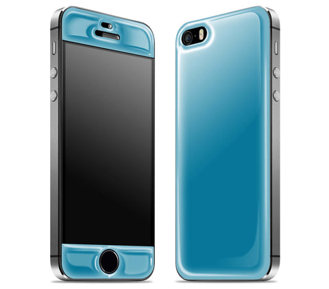 Electric Blue <br>iPhone 5s - Glow Gel Skin
