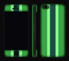 Green Striped <br>iPhone 5s - Glow Gel Skin