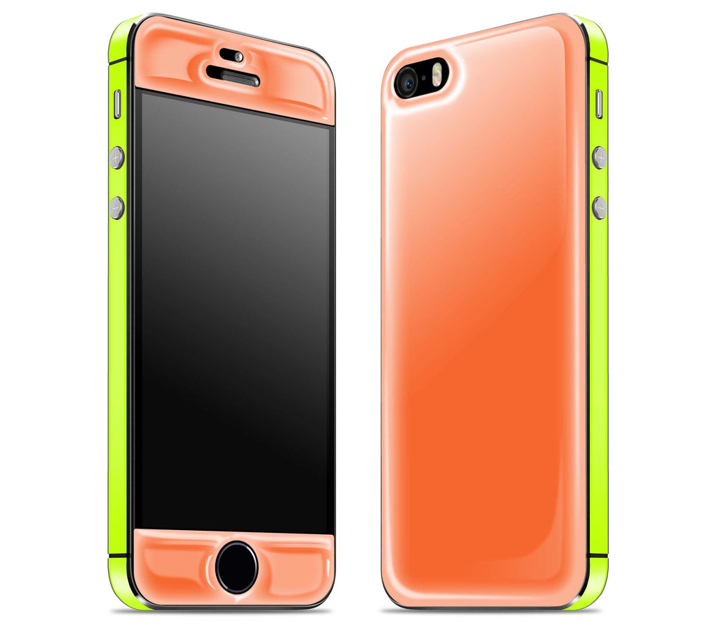 Tangerine / Neon Yellow <br>iPhone 5s - Glow Gel Combo