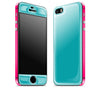 Teal / Neon Pink <br>iPhone 5s - Glow Gel Combo