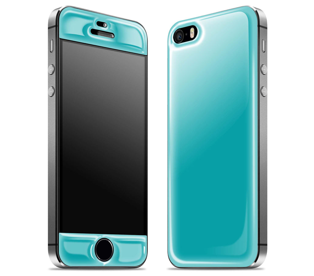 Teal <br>iPhone SE - Glow Gel Skin