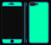 Navy Blue / Neon Green <br>iPhone 7/8 PLUS - Glow Gel Combo