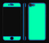 Teal / Neon Pink <br>iPhone 7/8 - Glow Gel Combo
