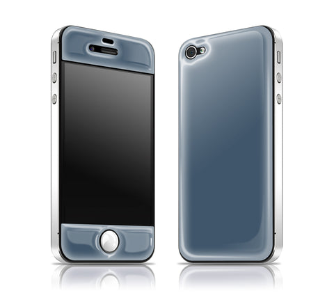 Vintage Navy / White<br> Glow Gel skin - iPhone 4 / 4s