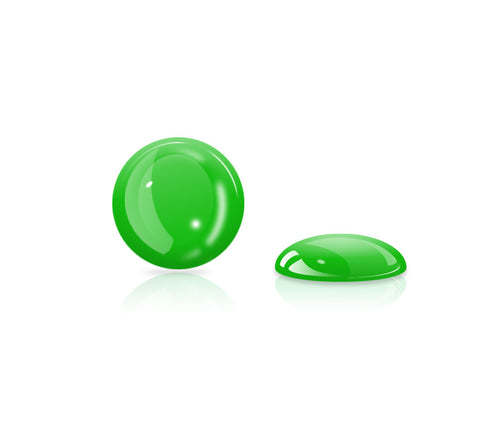 Bright Green Gel Button <br>All iPhones, iPods, iPads