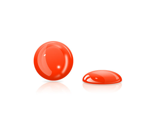 Fire Red Gel Button <br>All iPhones, iPods, iPads