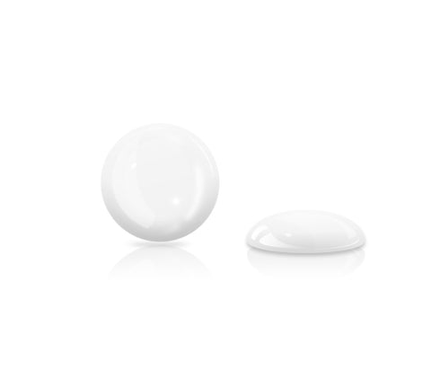 White Gel Button <br>All iPhones, iPods, iPads