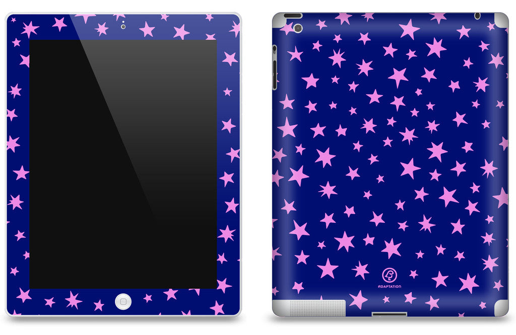 Stars Purple <br>Matte Skin - iPad 2 & 3
