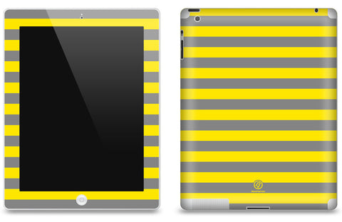 Yellow Striped <br>Matte Skin - iPad 2 & 3